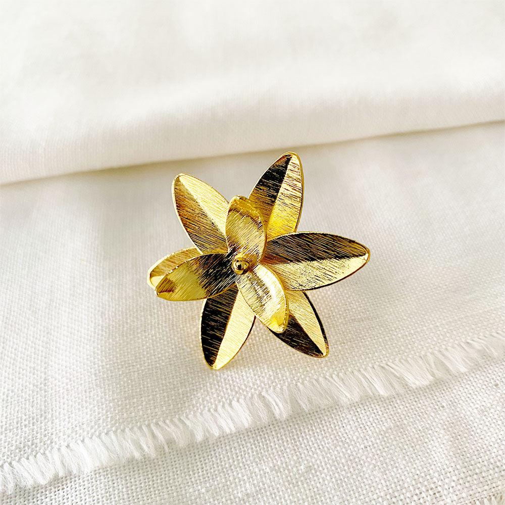 ANILLO PASIFLORA DORADO