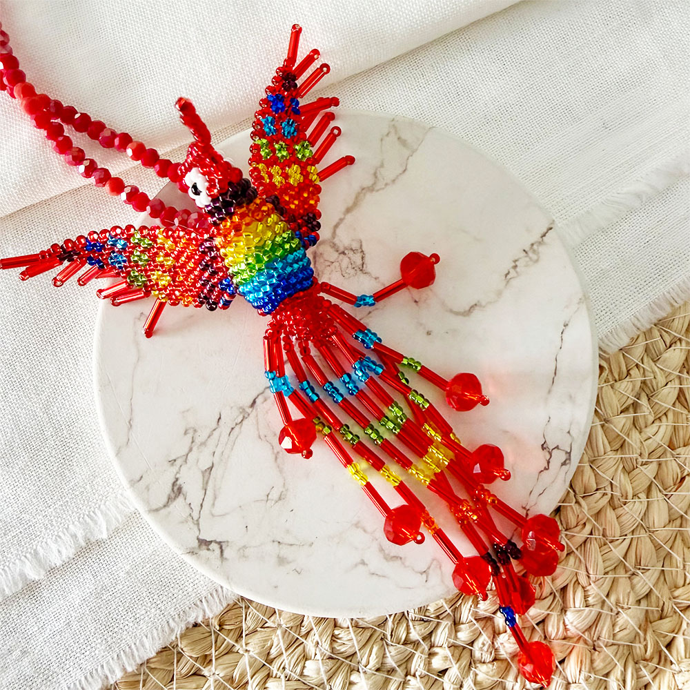 C450D COLLAR PUTUMAYO EL COLIBRI ROJO 1