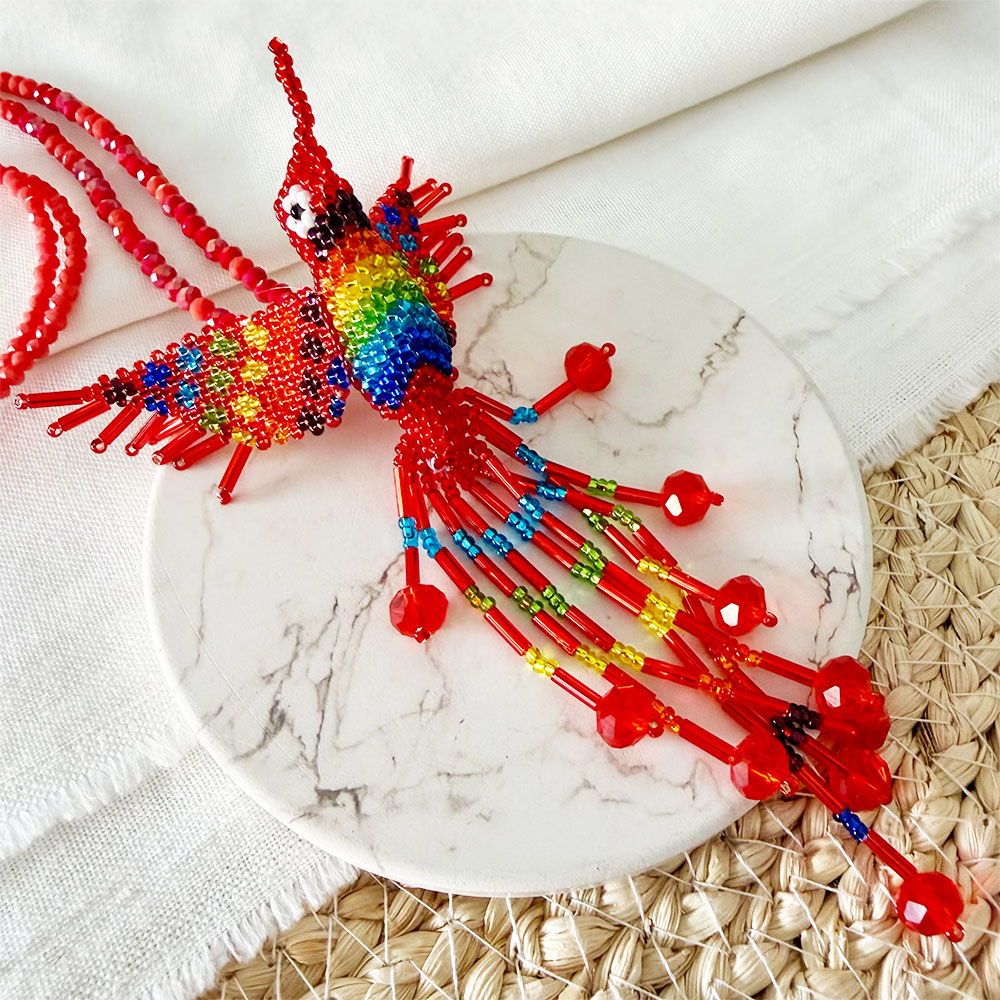 C450D COLLAR PUTUMAYO EL COLIBRI ROJO 2