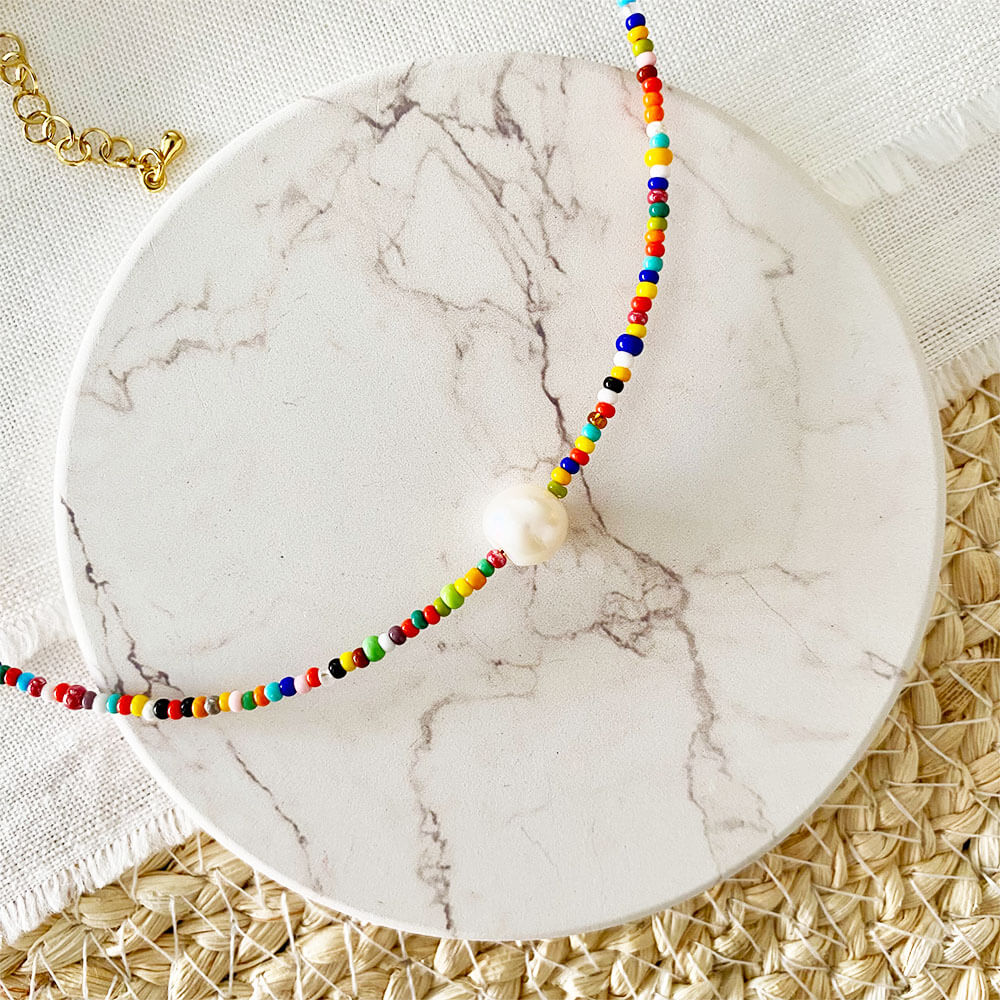 C211 COLLAR CHOKER LA MINI PERLA