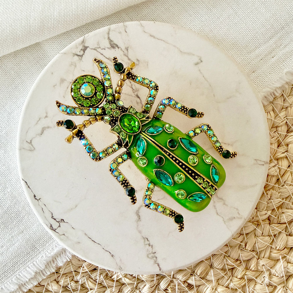 PIN025A PIN ESCARABAJO VERDE