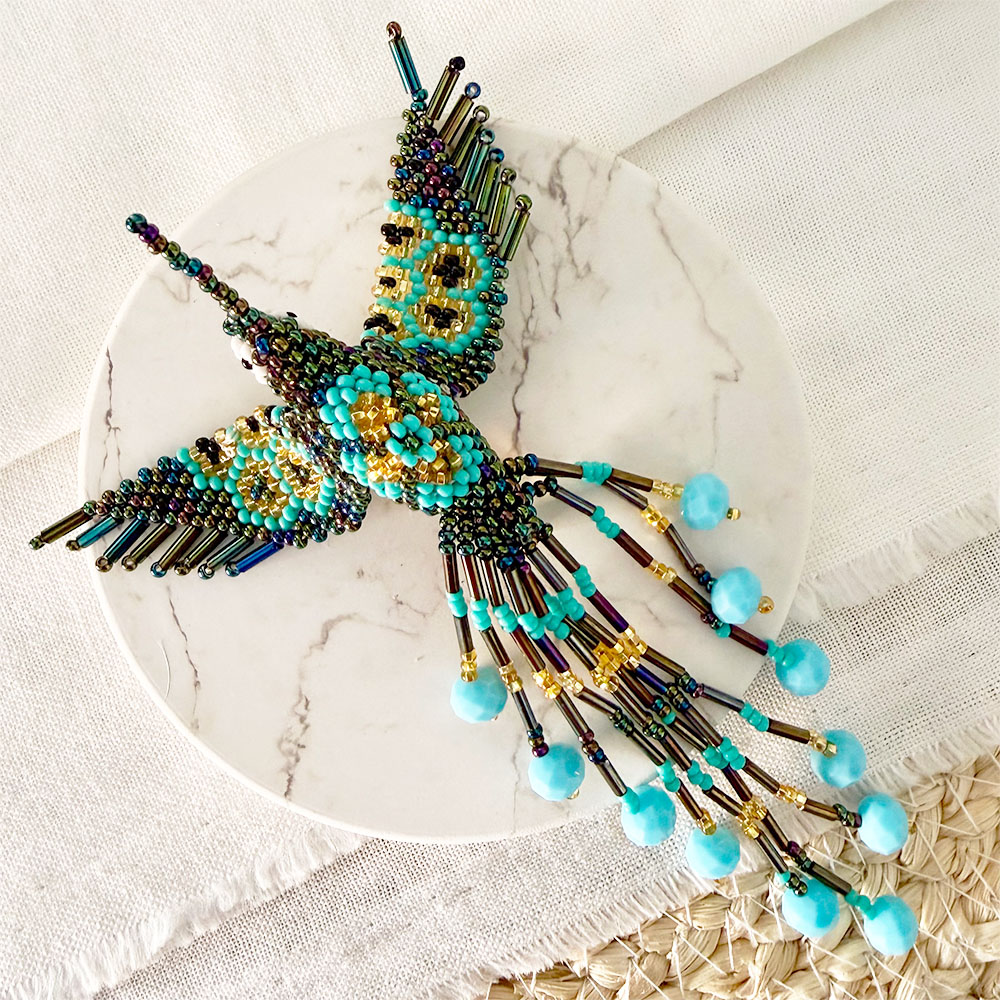 PIN022C PIN PUTUMAYO COLIBRI AZUL