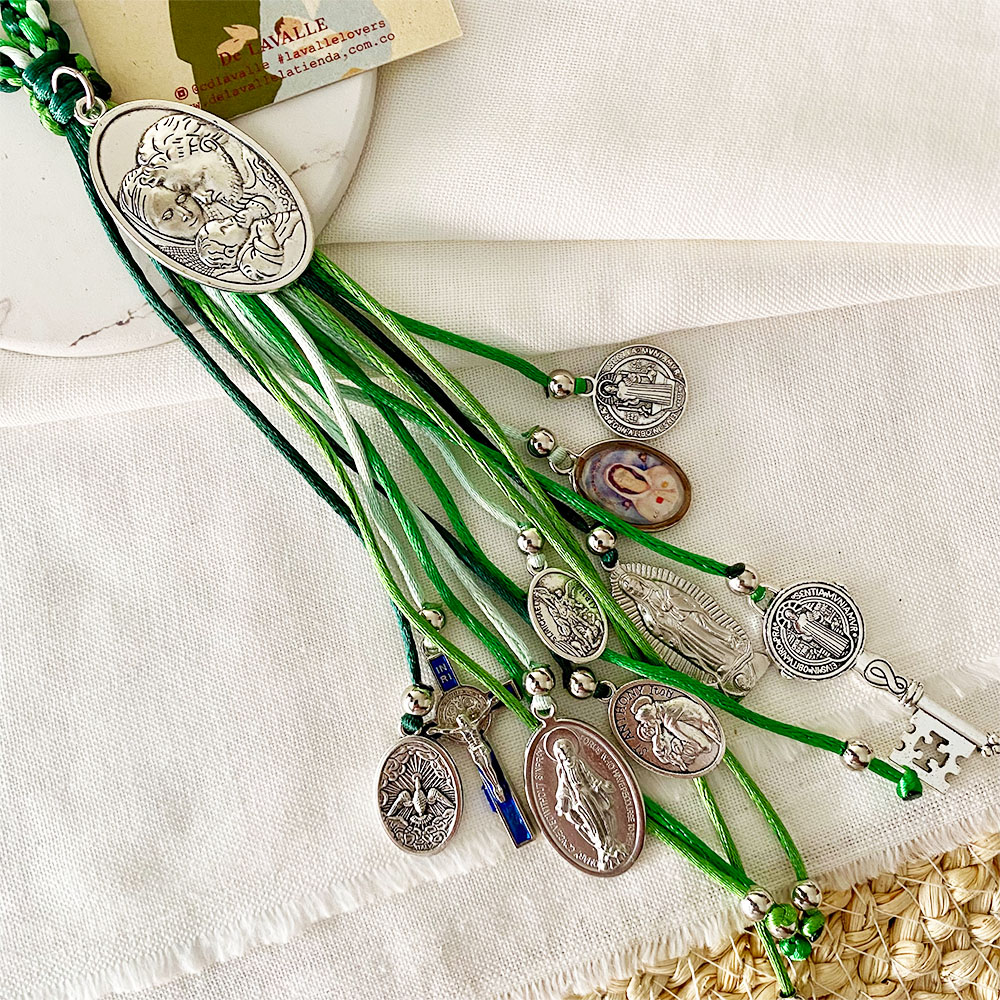 LL011 BANDICION DEL HOGAR TONOS VERDES 1