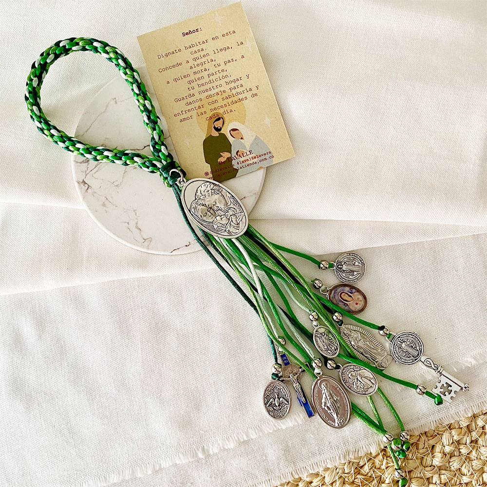 LL011 BANDICION DEL HOGAR TONOS VERDES