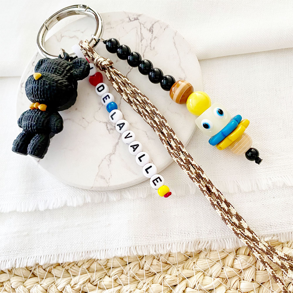 LL034 CHARM BAG BEAR NEGRO