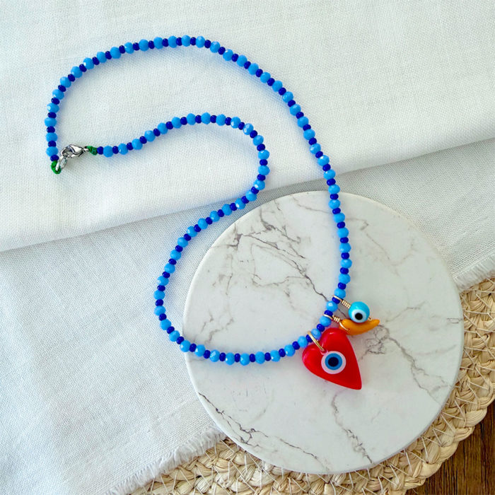 COLLAR MINI LOVE KITSCH ROJO