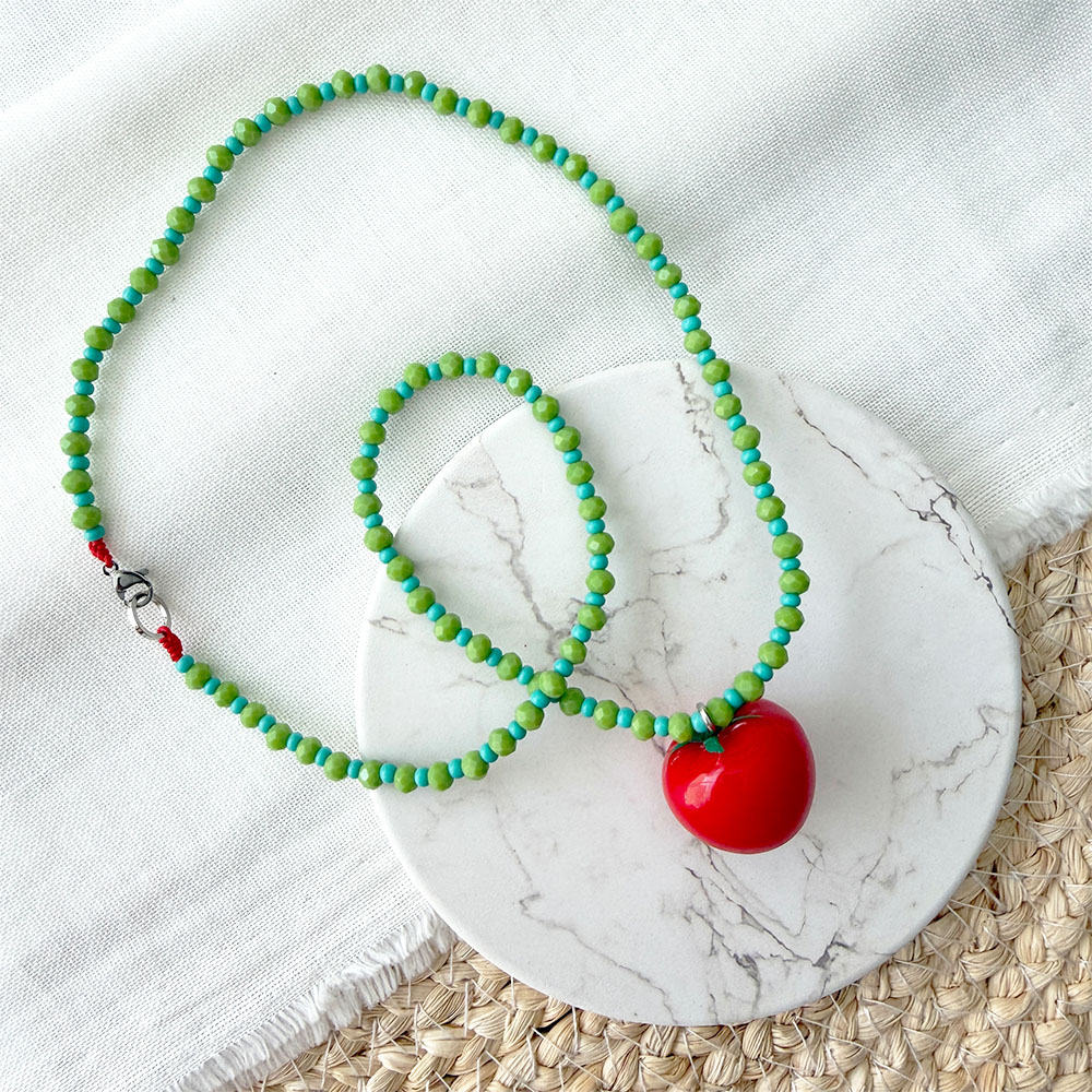 C487 COLLAR MINI POMODORO MENTA